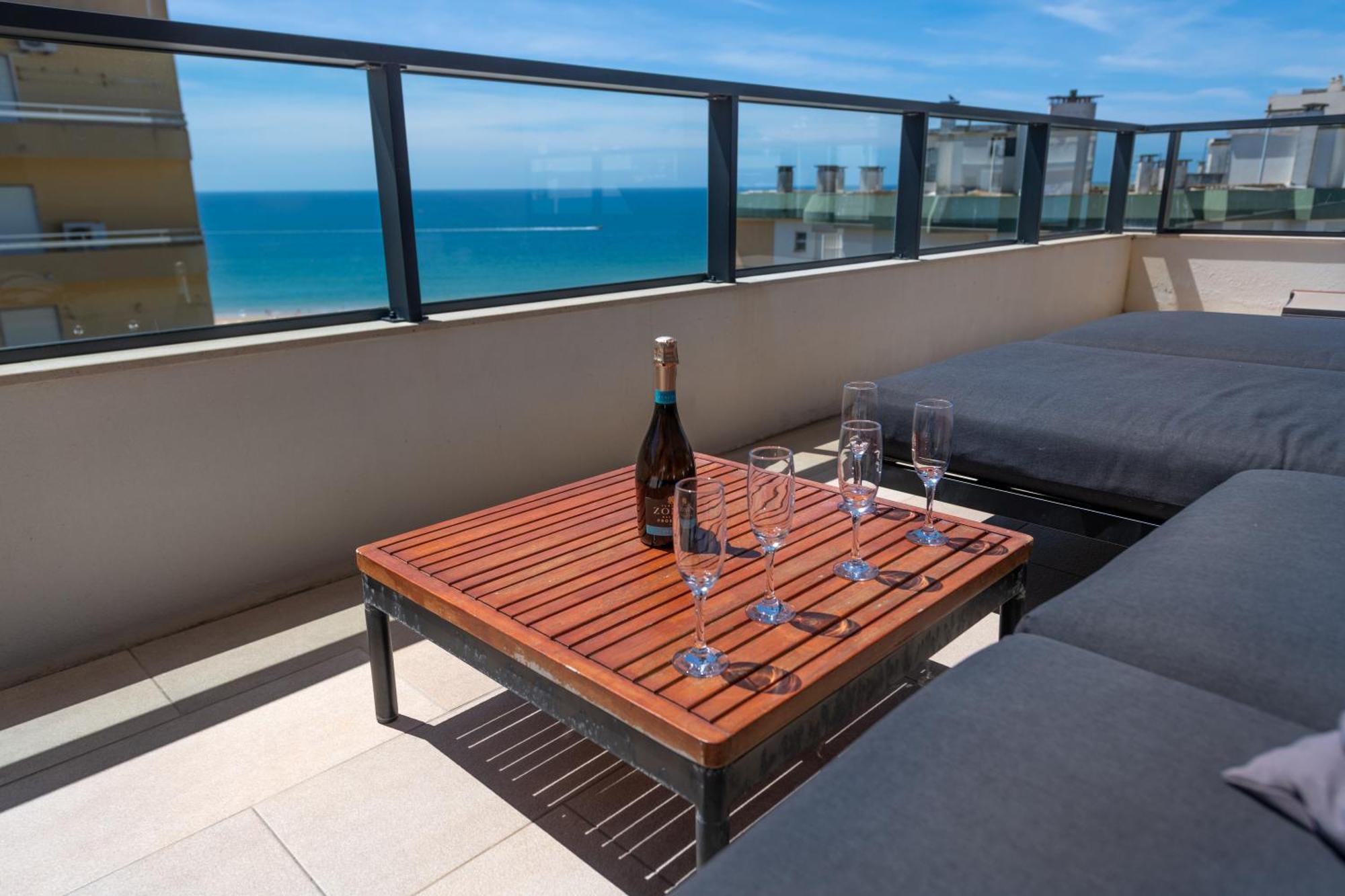 Sunscape Rocha Prime - Oceanview - Wifi - Parking Διαμέρισμα Portimão Εξωτερικό φωτογραφία